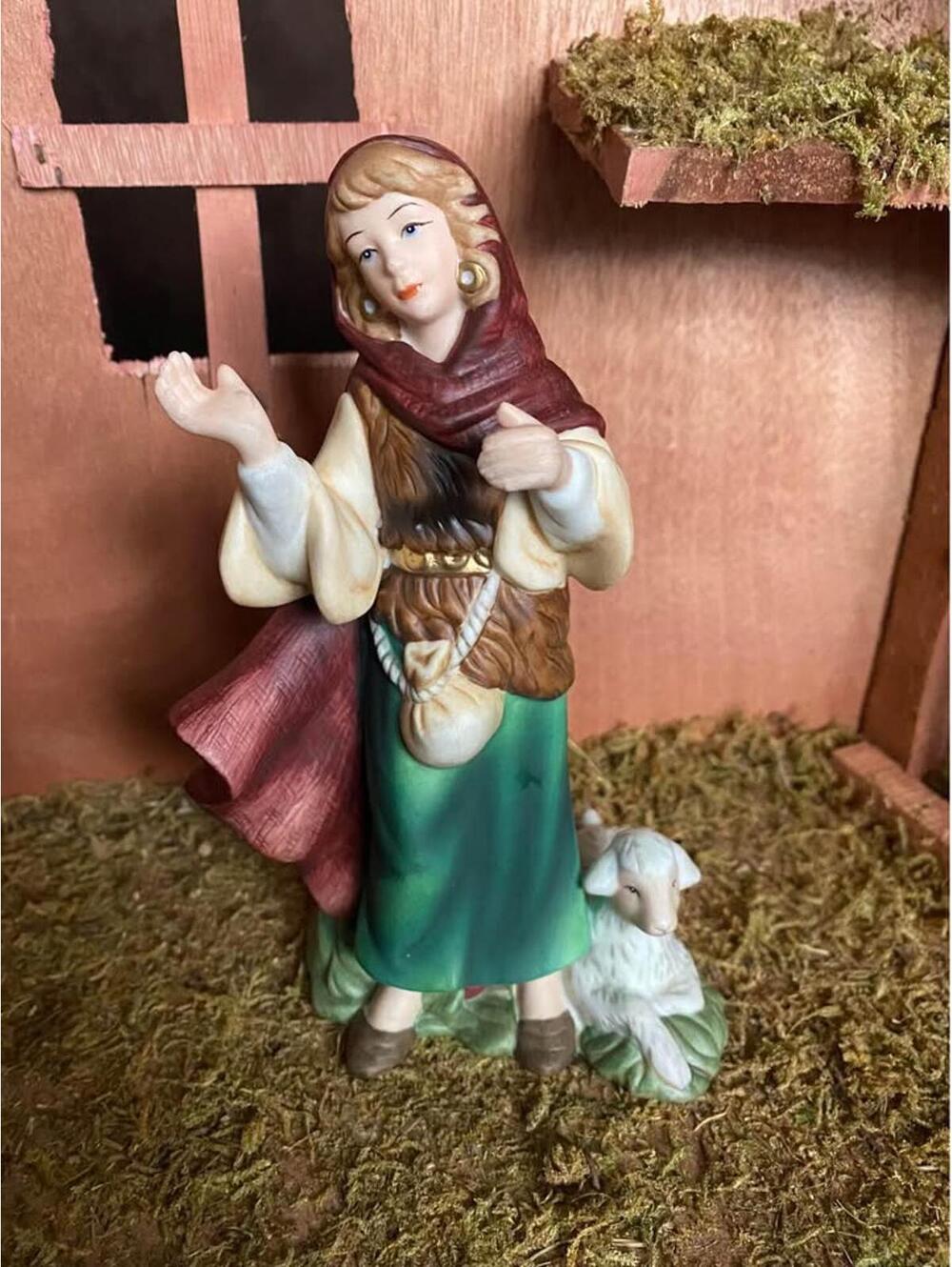 Thomas Kinkade Nativity Figurine - “Tending The Flock” by HAWTHORNE VILLAGE